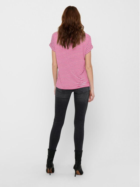 ONLY ONLY T-Shirt Moster 15206243 Różowy Regular Fit