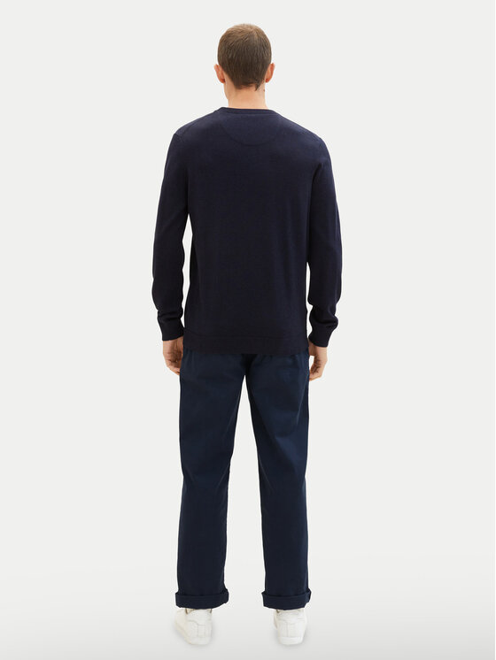 Tom Tailor Tom Tailor Sweter 1038426 Granatowy Regular Fit