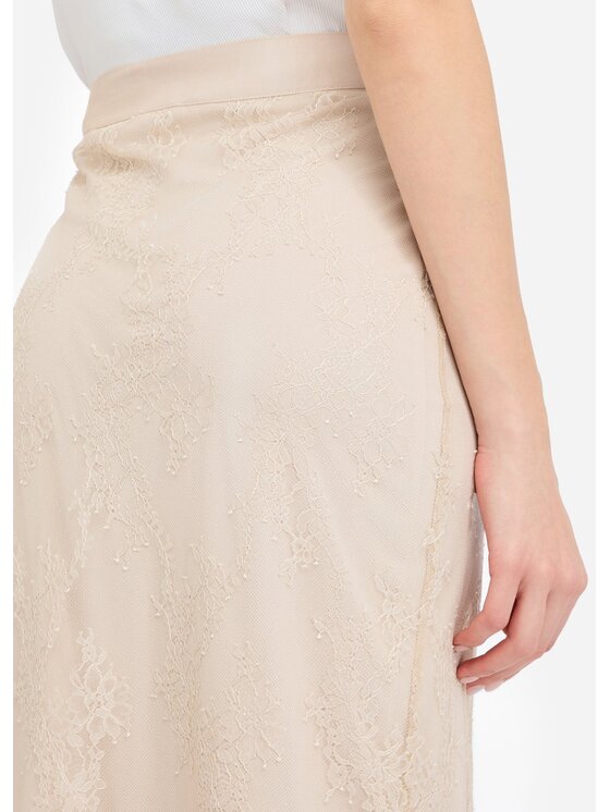 Liu Jo Liu Jo Minigonna CF5289J4961X0720 Beige Regular Fit