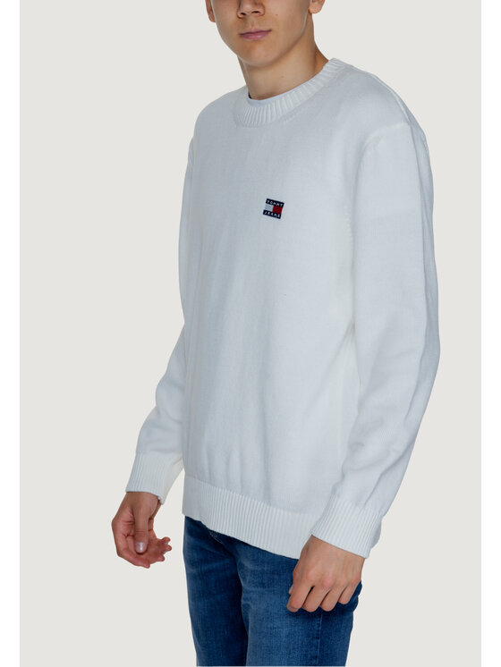 Tommy Jeans Tommy Jeans Maglione TJM REG BADGE Bianco To Fit