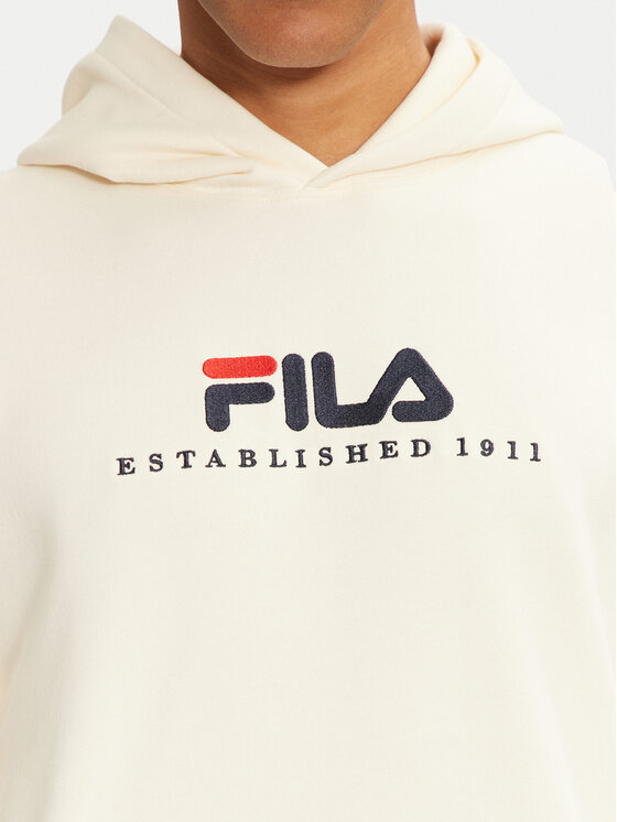 Fila Fila Bluza Unisex Brunssum FAU0145 Écru Regular Fit
