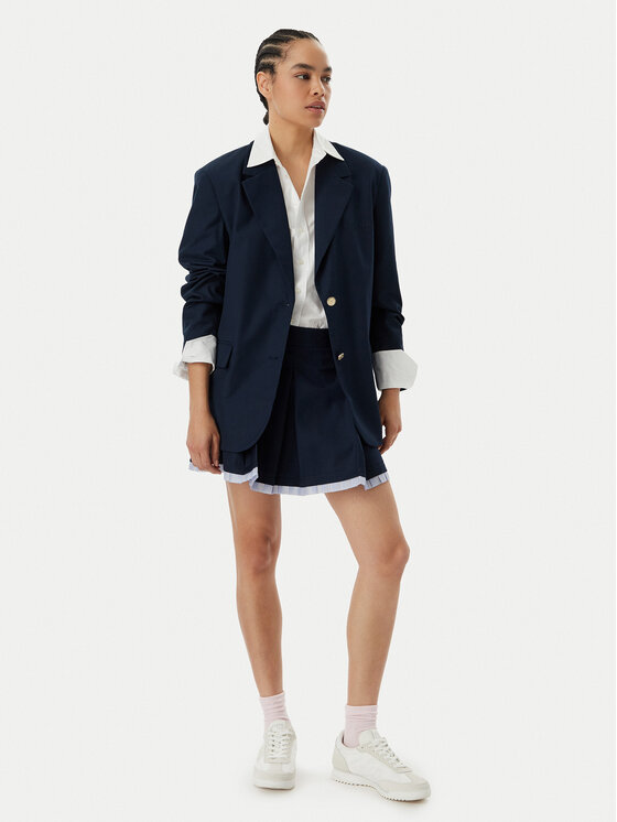 Tommy Jeans Tommy Jeans Sako DW0DW22601 Tmavomodrá Boyfriend Fit