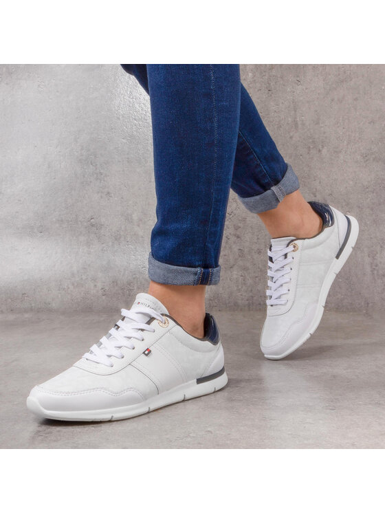 tommy hilfiger jacquard light sneaker