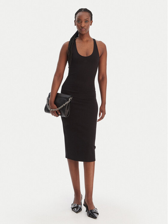 Armani Exchange Armani Exchange Kleid für den Alltag XW000820 AF13729 UC001 Schwarz Slim Fit