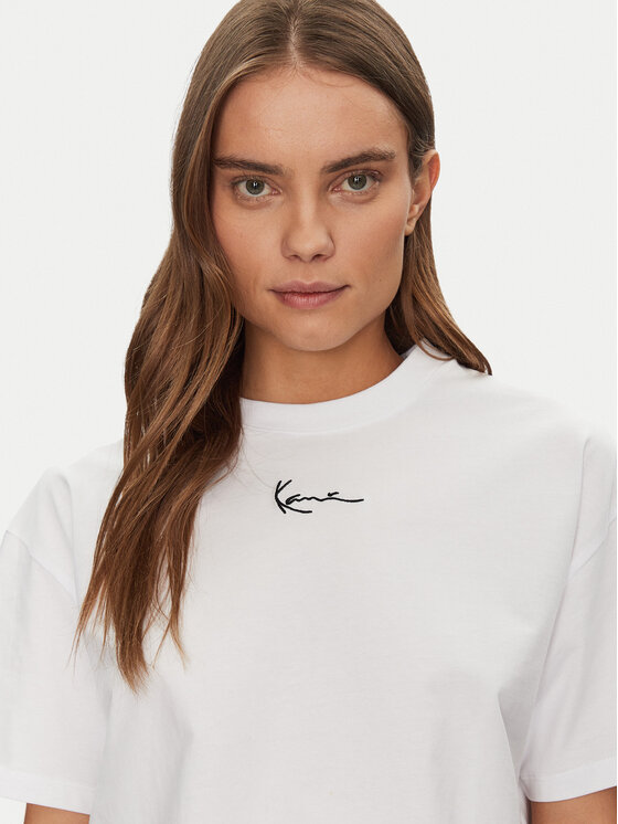 Karl Kani Karl Kani T-Shirt 6137873 Biały Cropped Fit