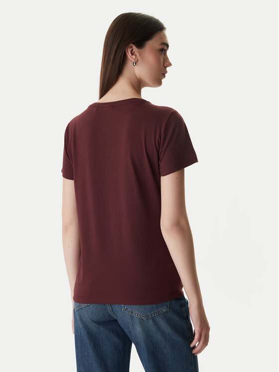 BOSS BOSS T-Shirt 50556994 Brązowy Regular Fit