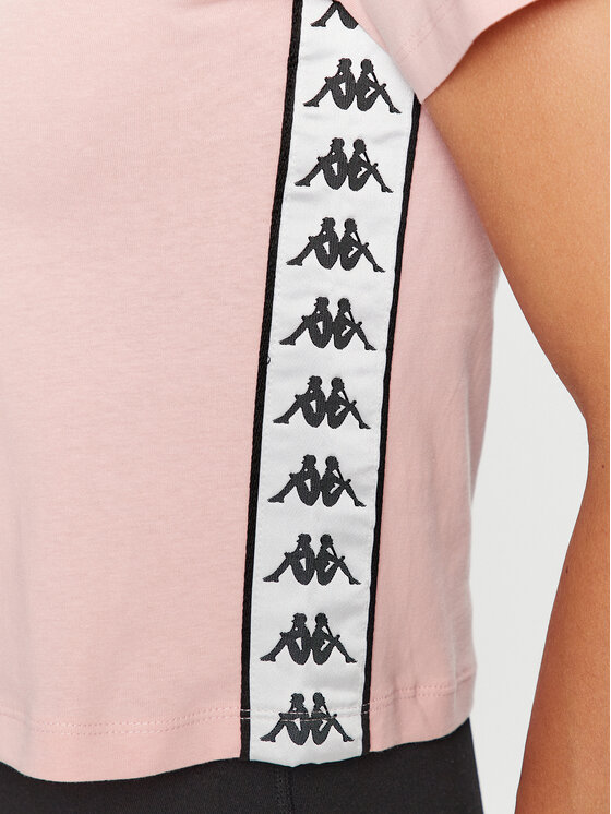 Kappa Kappa T-Shirt 313021 Korallenfarben Relaxed Fit