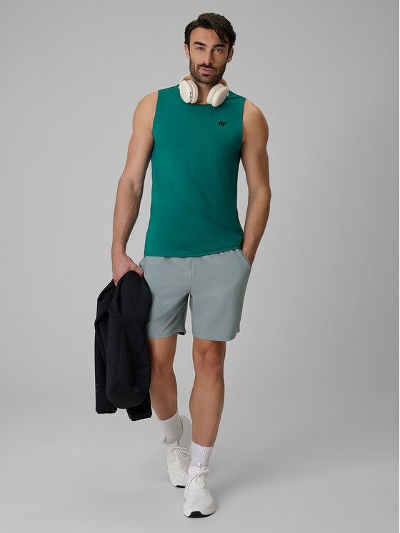 4F 4F Koszulka techniczna NO LIMITS Zielony Regular Fit