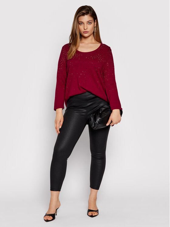 Maglione 1363299 Rosso Regular Fit