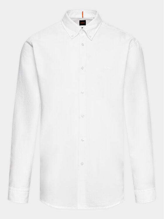Boss Hemd Rickert 50489341 Weiß Regular Fit | Modivo.de