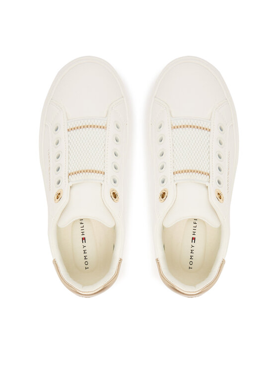 Tommy Hilfiger Tommy Hilfiger Sneakersy Low Cut Sneaker T3A9-33983-1355 S Biały