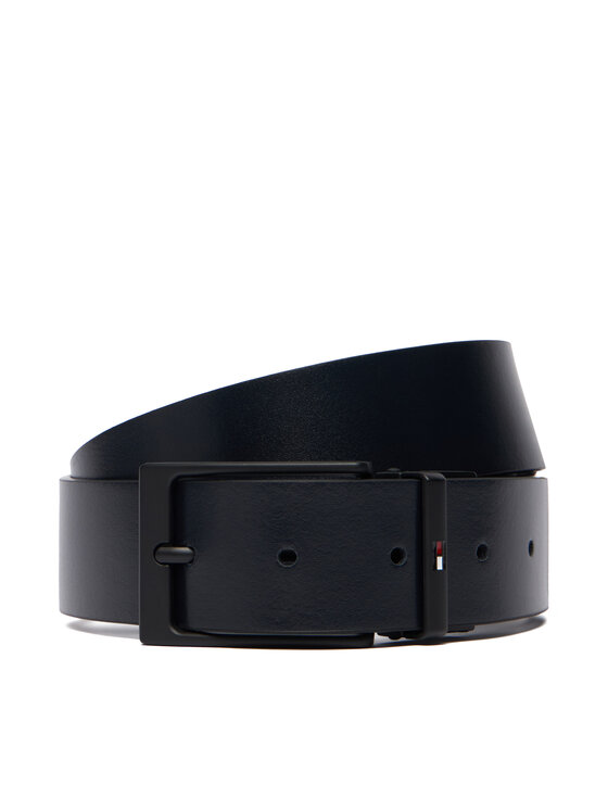 Tommy Hilfiger Tommy Hilfiger Ζώνη Ανδρική Layton Rev 3.5 AM0AM13957 Μαύρο