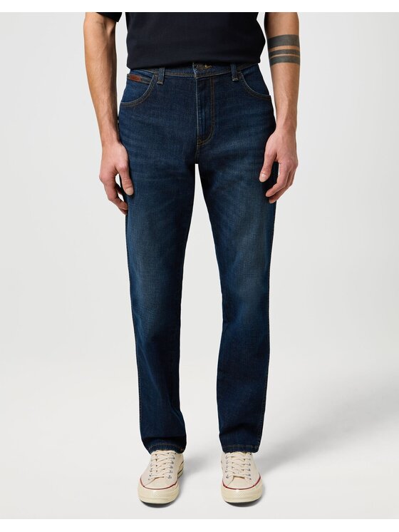 Wrangler Wrangler Jeansy TEXAS SLIM Niebieski Slim Fit