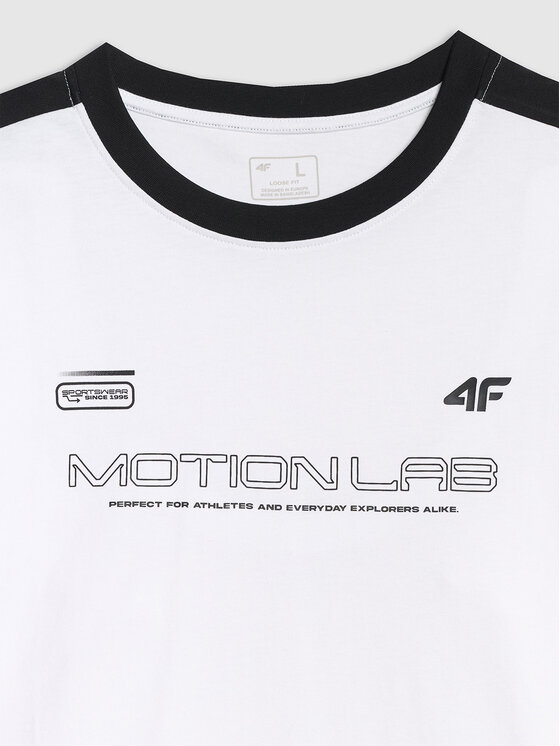 4F 4F Longsleeve DUO DYNAMICS Biały Oversize