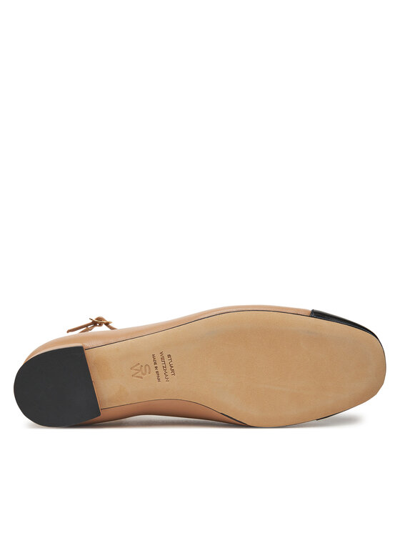 Stuart Weitzman Stuart Weitzman Baleriinad Eden Atrap Flat SJ720 Beež
