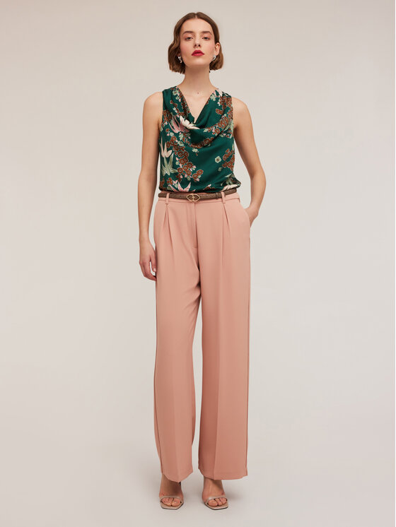 Motivi Motivi Pantaloni di tessuto P192Q103935N006 Rosa Over Fit