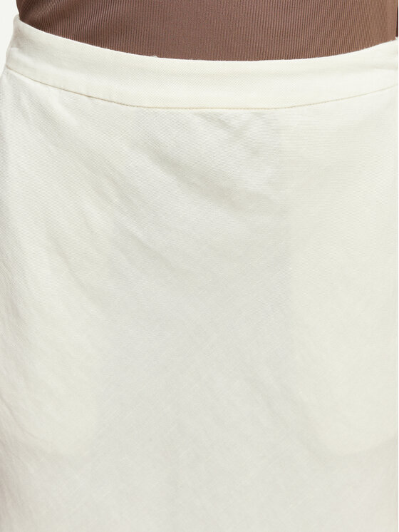 Gant Gant Midi suknja 4400231 Bijela Regular Fit