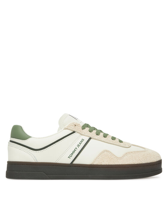 Sneakers Tommy Jeans The Greenwich Leather EM0EM01587 Alb