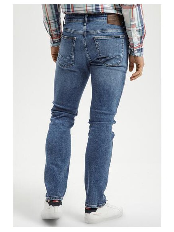 Cross Jeans Cross Jeans Jeansy C 132-073 Niebieski Straight Leg