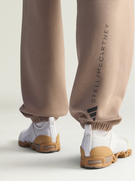 adidas by Stella McCartney adidas by Stella McCartney Spodnie dresowe 136333 Brązowy Loose Fit