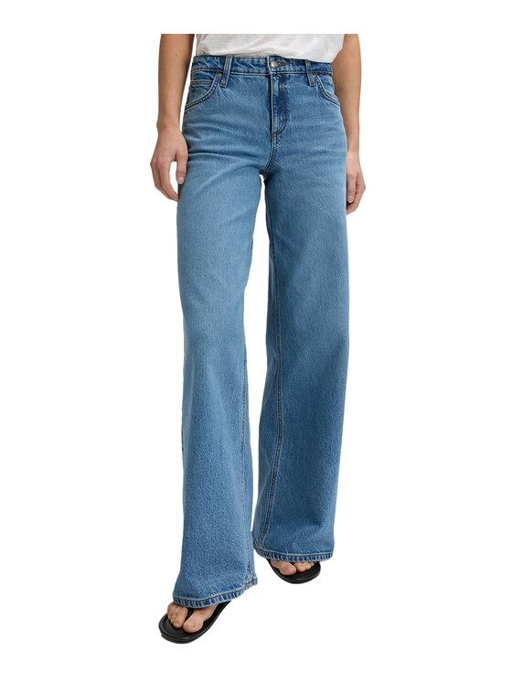Lee Lee Jeansy 112379307 Niebieski Relaxed Fit