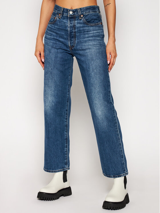 Levi's® Levi's® Džínsy Ribcage Ankle 72693-0079 Tmavomodrá Regular Fit