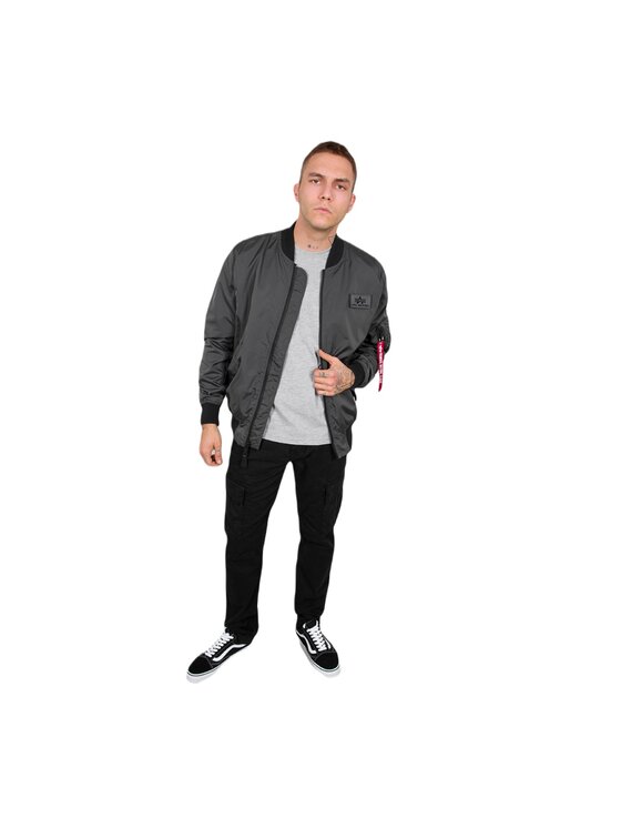 Alpha Industries Alpha Industries Kurtka bomber AI.126101-136-XL Szary Regular Fit