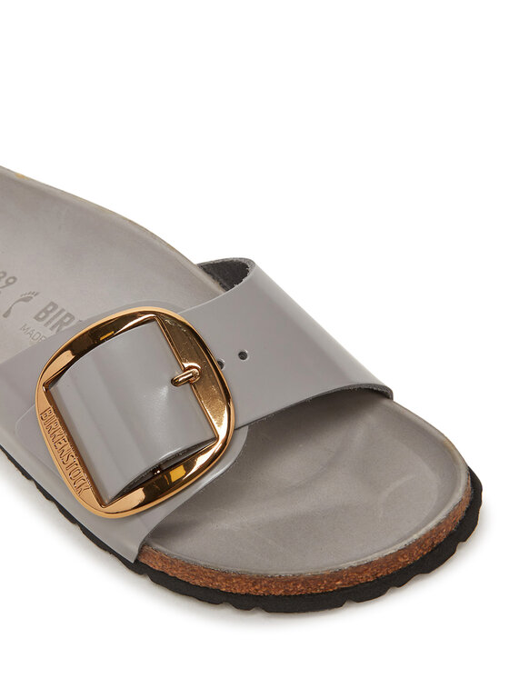 Birkenstock Birkenstock Šlepetės Madrid Big Buckle Hex 1029534 Pilka
