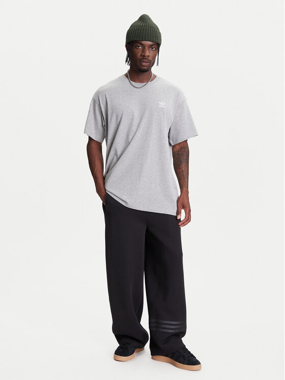 adidas adidas Tricou Trefoil Essentials JY6270 Gri Oversize