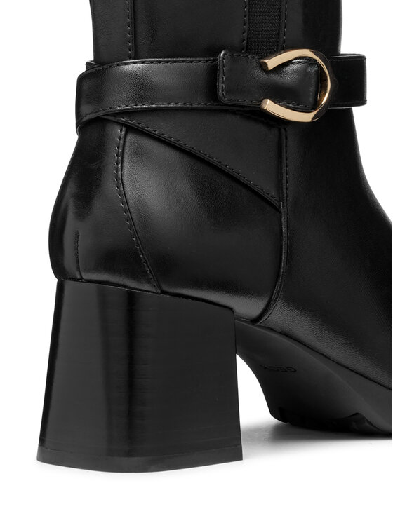 Geox Geox Īsie zābaki D Walk Pleasure 55 D46XBA 00043 C9999 Melns