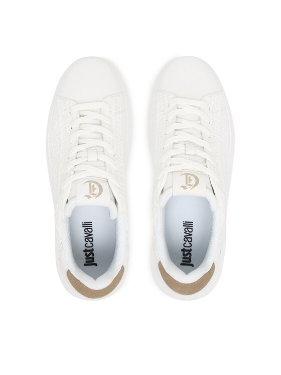 Just Cavalli Just Cavalli Sneakersy 80QA3SBC ZPC17 Bílá