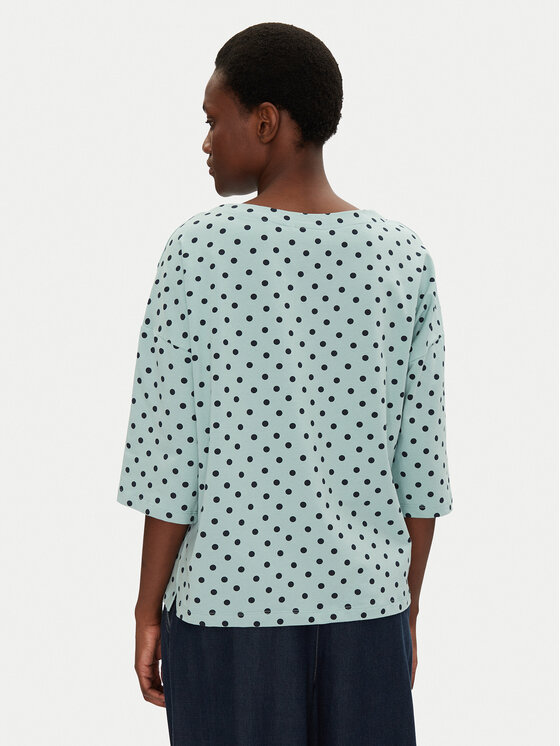 Fransa Fransa Blúz 20613439 Kék Relaxed Fit