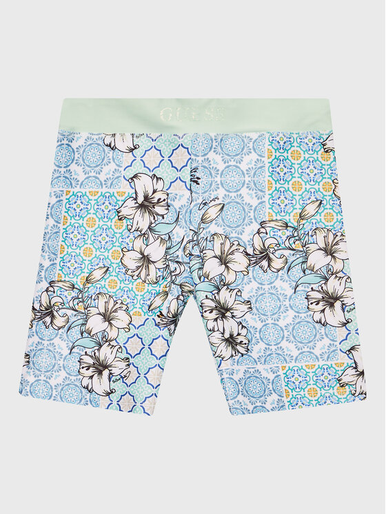 Guess Guess Pantaloni scurți sport J3GD09 MC01P Albastru Regular Fit