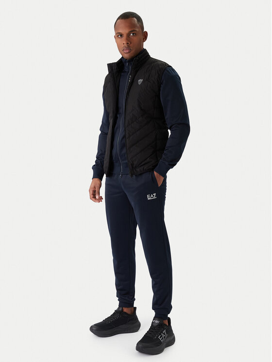 EA7 Emporio Armani EA7 Emporio Armani Prsluk 8NPQ02 PNE1Z 1200 Crna Regular Fit