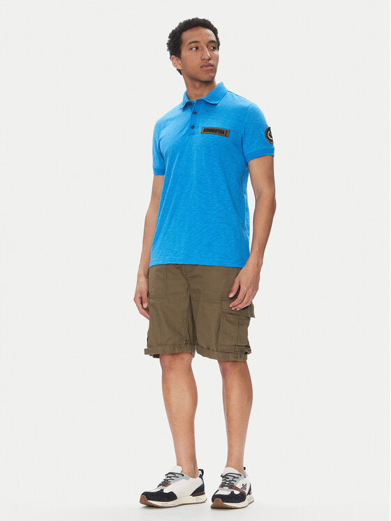 Aeronautica Militare Aeronautica Militare Poloshirt 251PO1865J680 Blau Regular Fit