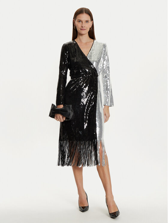 YAS YAS Abito da cocktail Tio 26035387 Nero Regular Fit