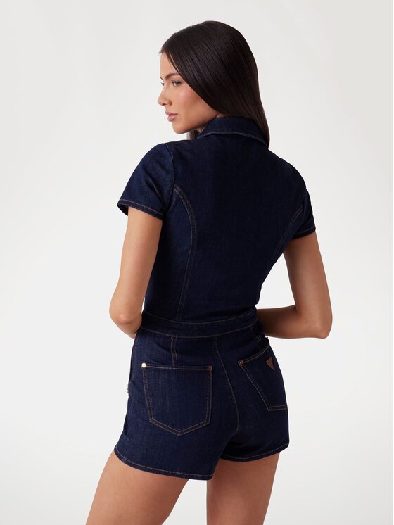 Guess Guess Sukienka codzienna 173957 Niebieski Classic Fit