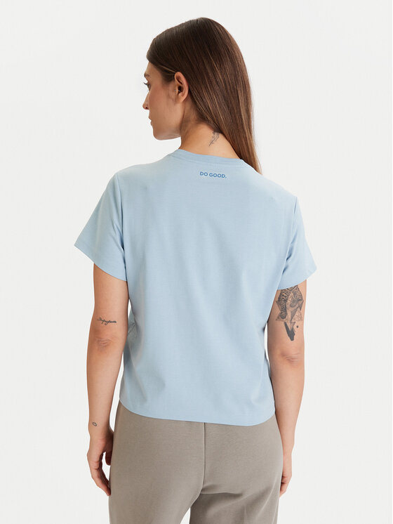Cotopaxi Cotopaxi Тишърт Llama F25474W1529 Светлосиньо Regular Fit