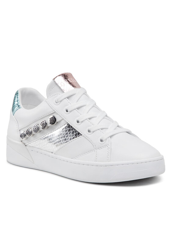 Guess Sneakers Roxo FL5RXO ELE12 Alb La Reducere si Transport Gratuit Femei 2023-11-29 3