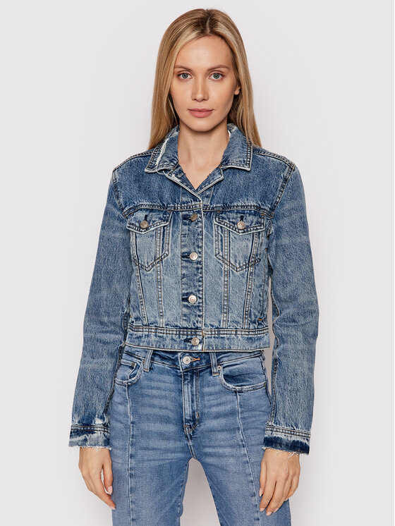 American Eagle Jeans jakna 038-0383-3053 Modra Regular Fit