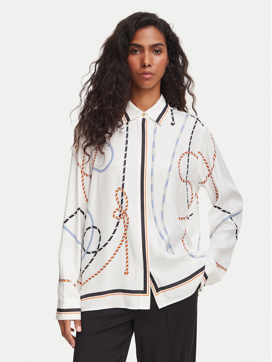 Tommy Hilfiger Cămașă WW0WW51138 Alb Regular Fit
