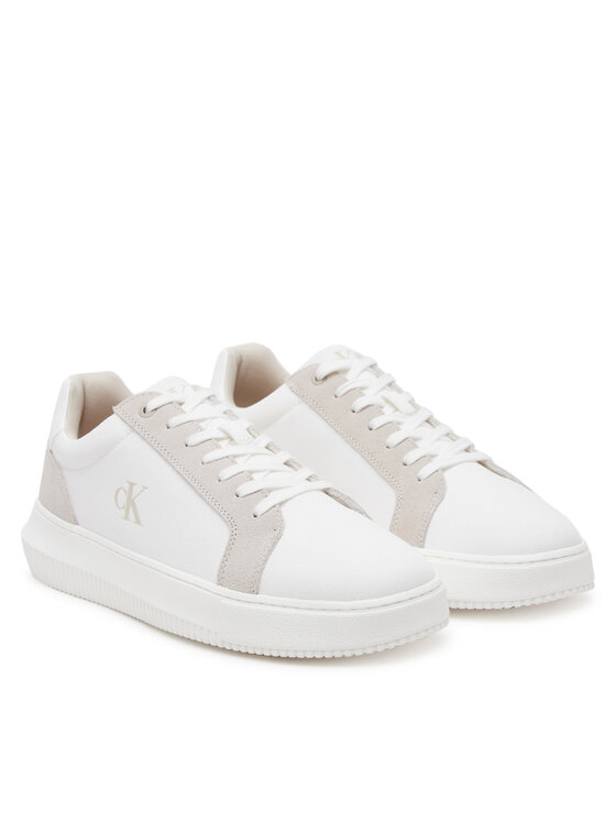 Calvin Klein Jeans Calvin Klein Jeans Sneakers Chunky Cupsole Mg Canvas YM0YM01219 Alb