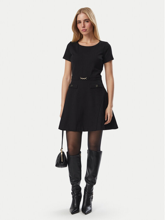 Guess Guess Rochie cocktail W6BK38 K6210 Negru Regular Fit