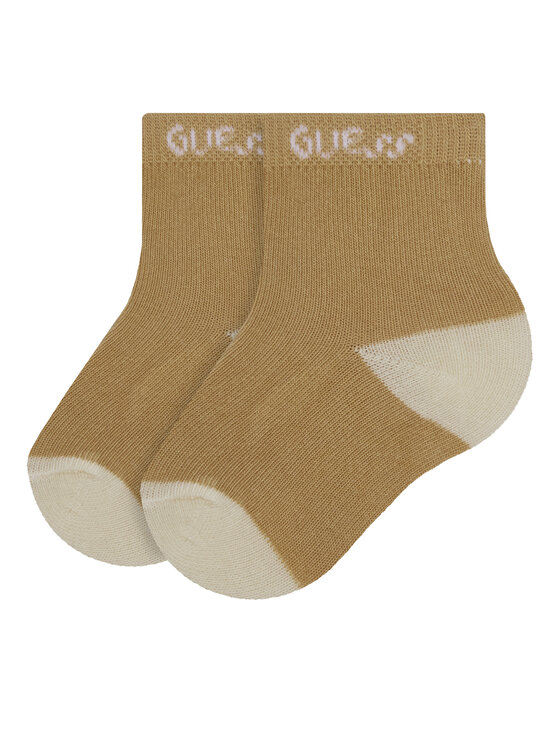 Guess Guess Dlhé ponožky H4YZ07 Z3G10 Béžová