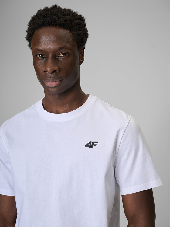 4F 4F T-Shirt NOS Biały Regular Fit