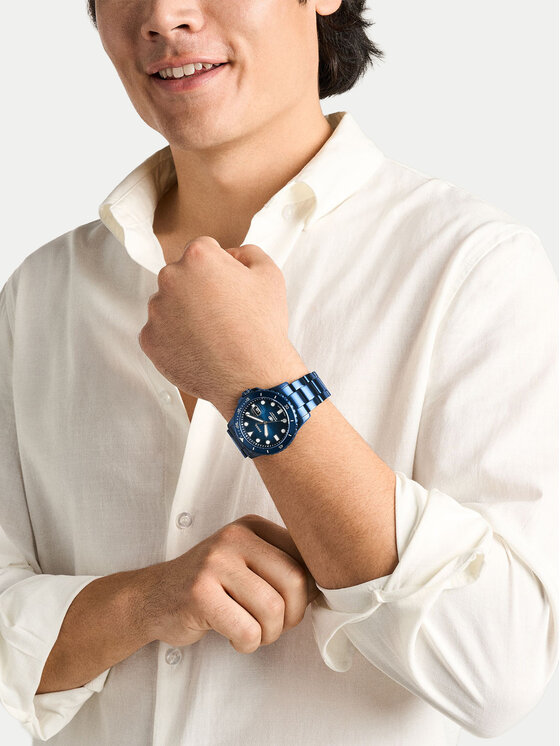 Fossil Fossil Часовник Blue FS6166 Тъмносин