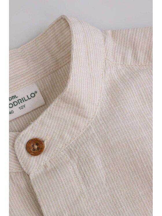 Coccodrillo Coccodrillo Koszula WC5136201WBJ-003 Écru Regular Fit
