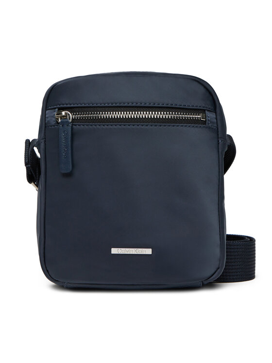 Calvin Klein Calvin Klein Válltáska Sleek Nylon Reporter LV04D3176G Sötétkék