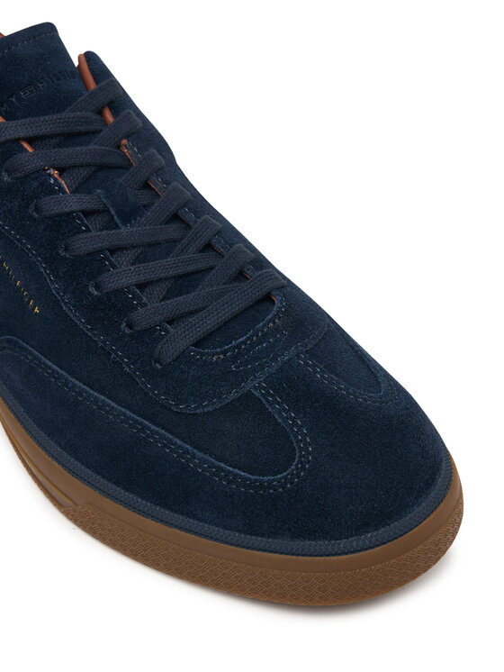 Tommy Hilfiger Tommy Hilfiger Laisvalaikio batai Th Lo Lux Suede Sneaker FM0FM05997 Tamsiai mėlyna