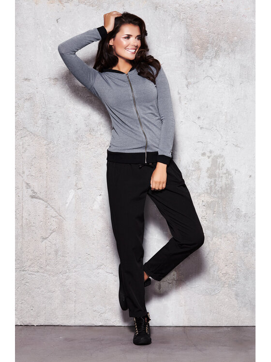 Infinite You Infinite You Kardigan M014 Szary Basic Fit